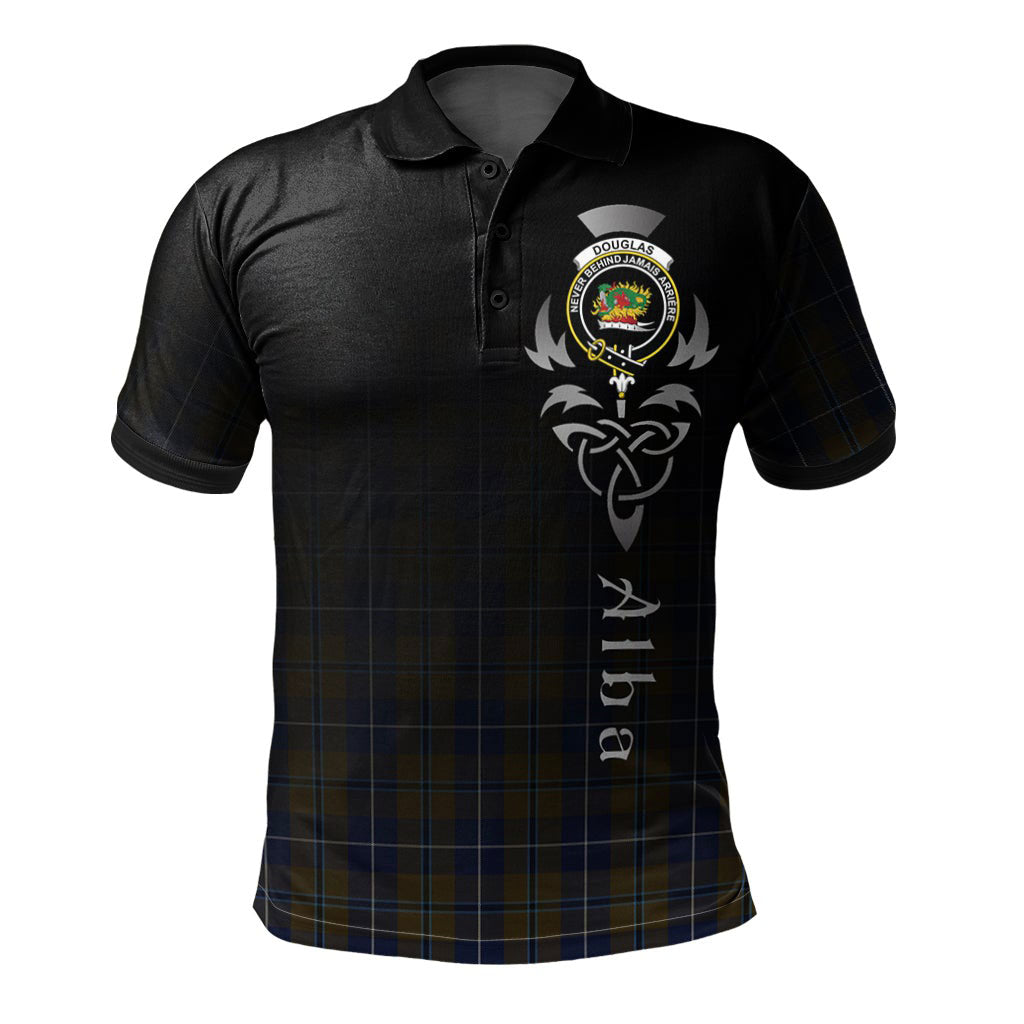 Douglas Brown Tartan Polo Shirt - Alba Celtic Style