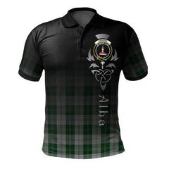 Erskine Green Tartan Polo Shirt - Alba Celtic Style