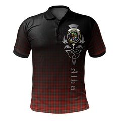 Fraser Weathered Tartan Polo Shirt - Alba Celtic Style