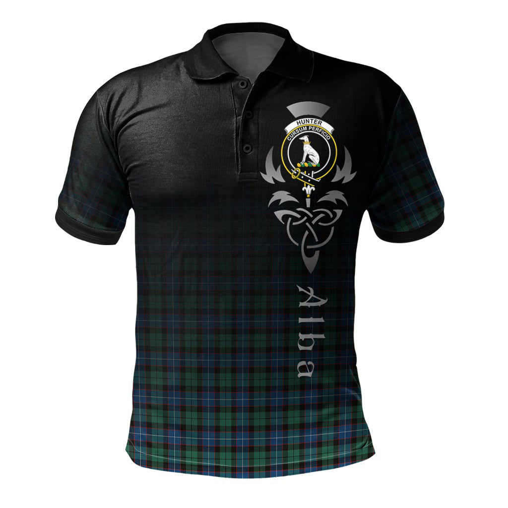 Hunter Ancient Tartan Polo Shirt - Alba Celtic Style