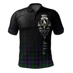 Hunter of Peebleshire Tartan Polo Shirt - Alba Celtic Style