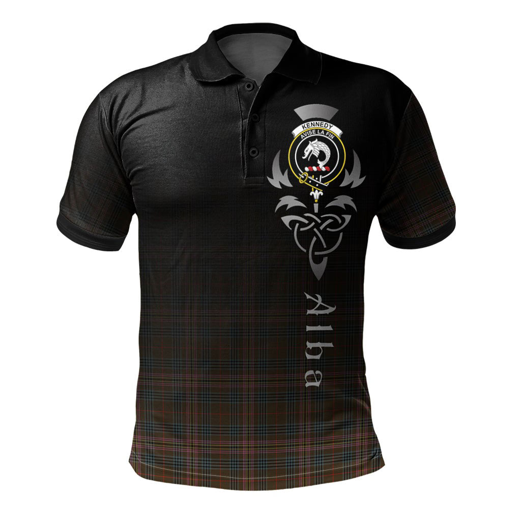 Kennedy Weathered Tartan Polo Shirt - Alba Celtic Style