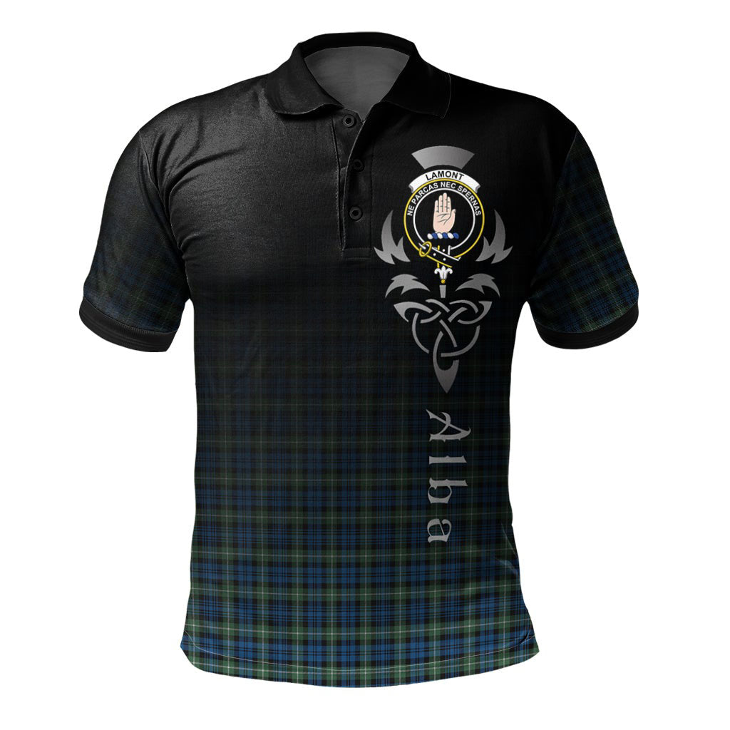 Lamont Ancient Tartan Polo Shirt - Alba Celtic Style
