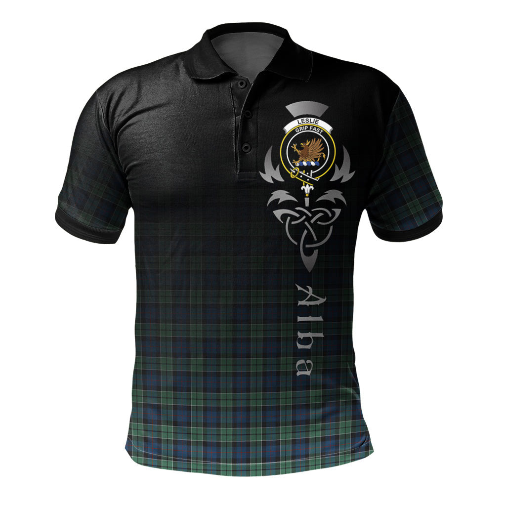 Leslie Hunting Ancient Tartan Polo Shirt - Alba Celtic Style