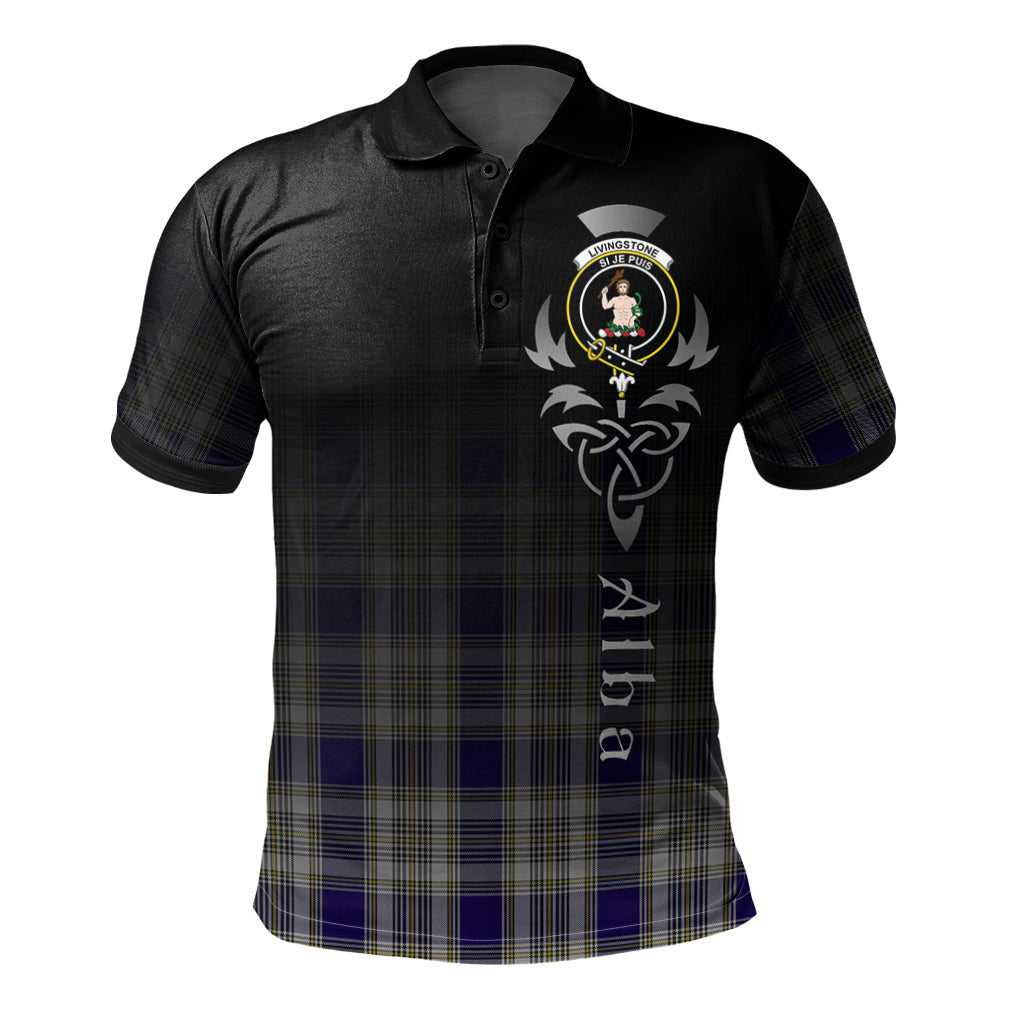 Livingston (MacLea) Dress Tartan Polo Shirt - Alba Celtic Style