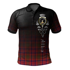 Lumsden Modern Tartan Polo Shirt - Alba Celtic Style