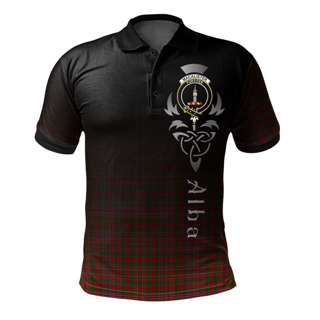 MacAlister 02 Tartan Polo Shirt - Alba Celtic Style