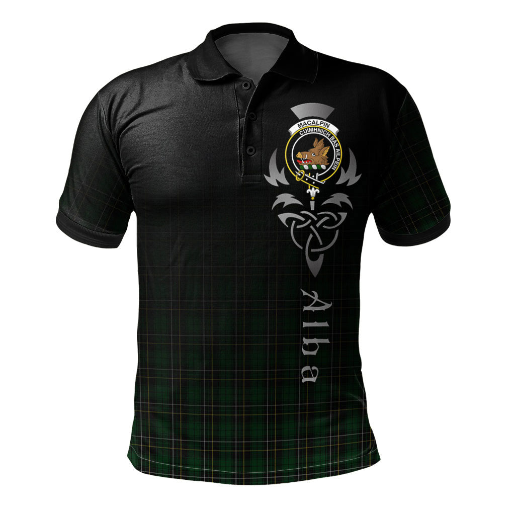 MacAlpin (MacAlpine) 01 Tartan Polo Shirt - Alba Celtic Style