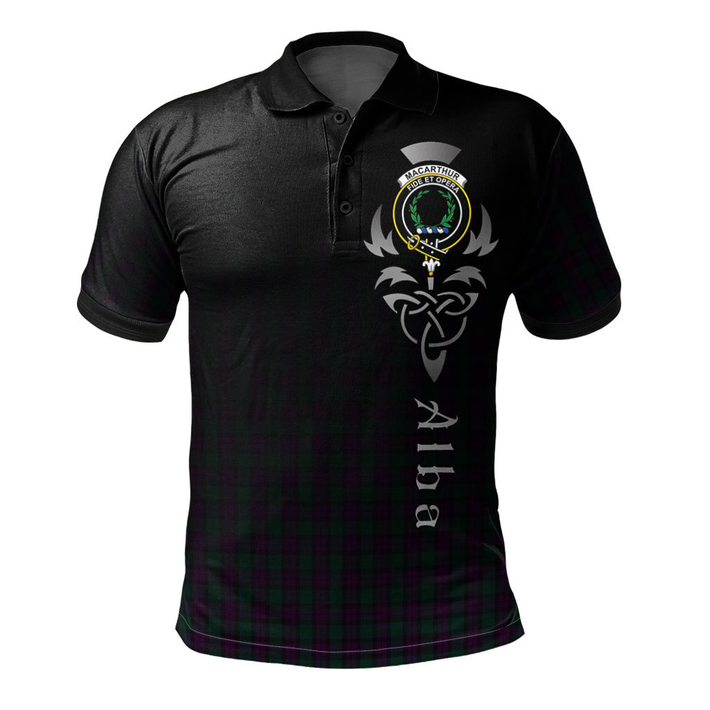 MacArthur of Milton Hunting Tartan Polo Shirt - Alba Celtic Style
