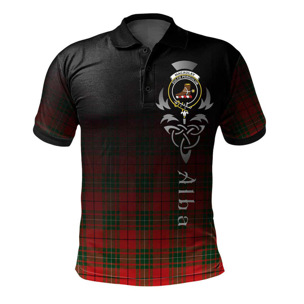 MacAulay Modern Tartan Polo Shirt - Alba Celtic Style