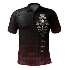 MacFarlane Red Tartan Polo Shirt - Alba Celtic Style