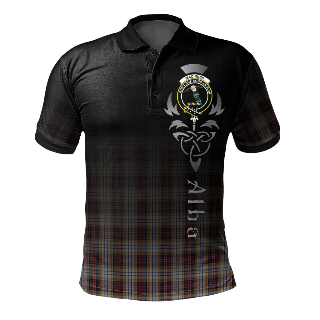 MacInnes Ancient Hunting Tartan Polo Shirt - Alba Celtic Style