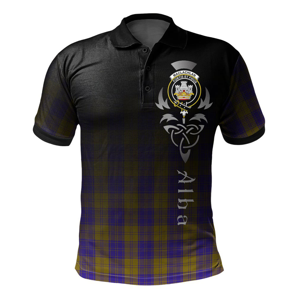 MacLachlan 05 Tartan Polo Shirt - Alba Celtic Style