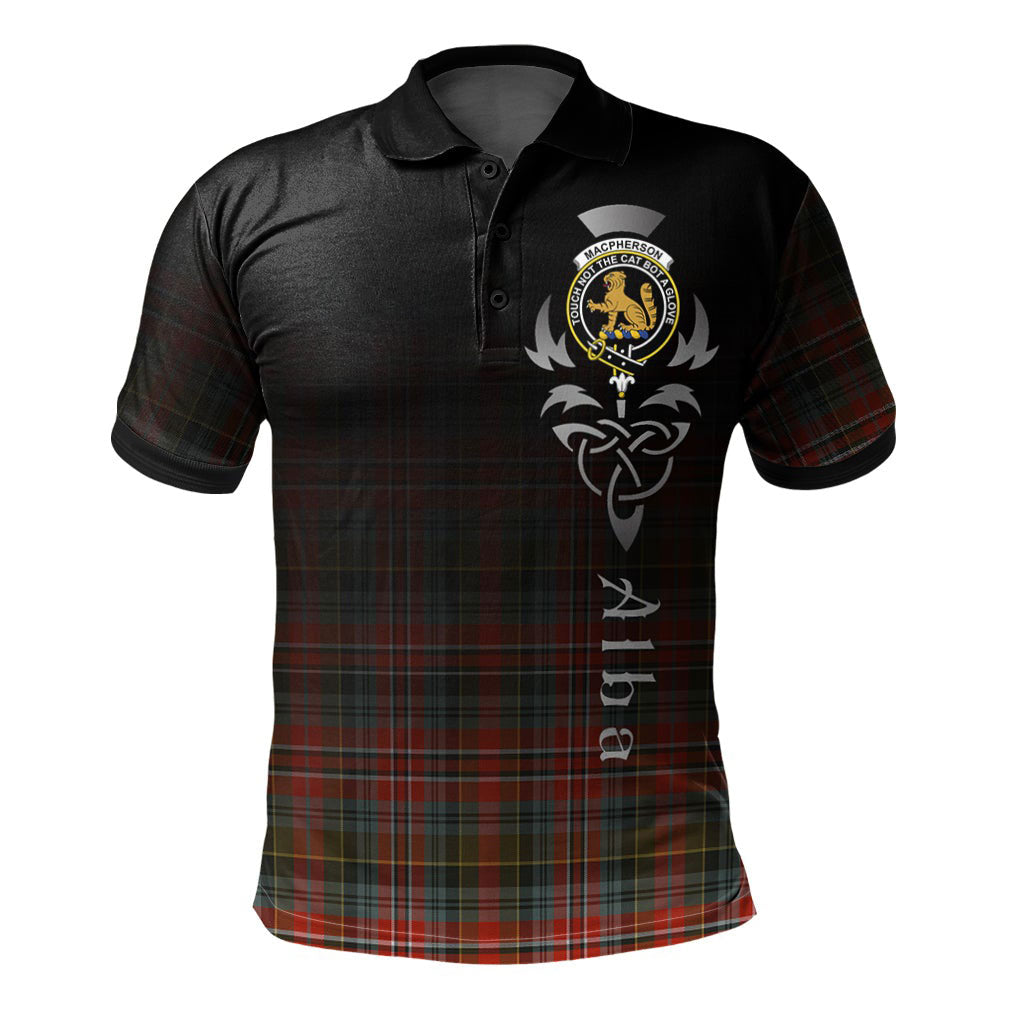 MacPherson Weathered Tartan Polo Shirt - Alba Celtic Style