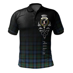 MacRae Hunting Ancient Tartan Polo Shirt - Alba Celtic Style