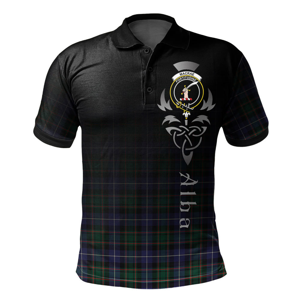 MacRae Hunting Modern Tartan Polo Shirt - Alba Celtic Style