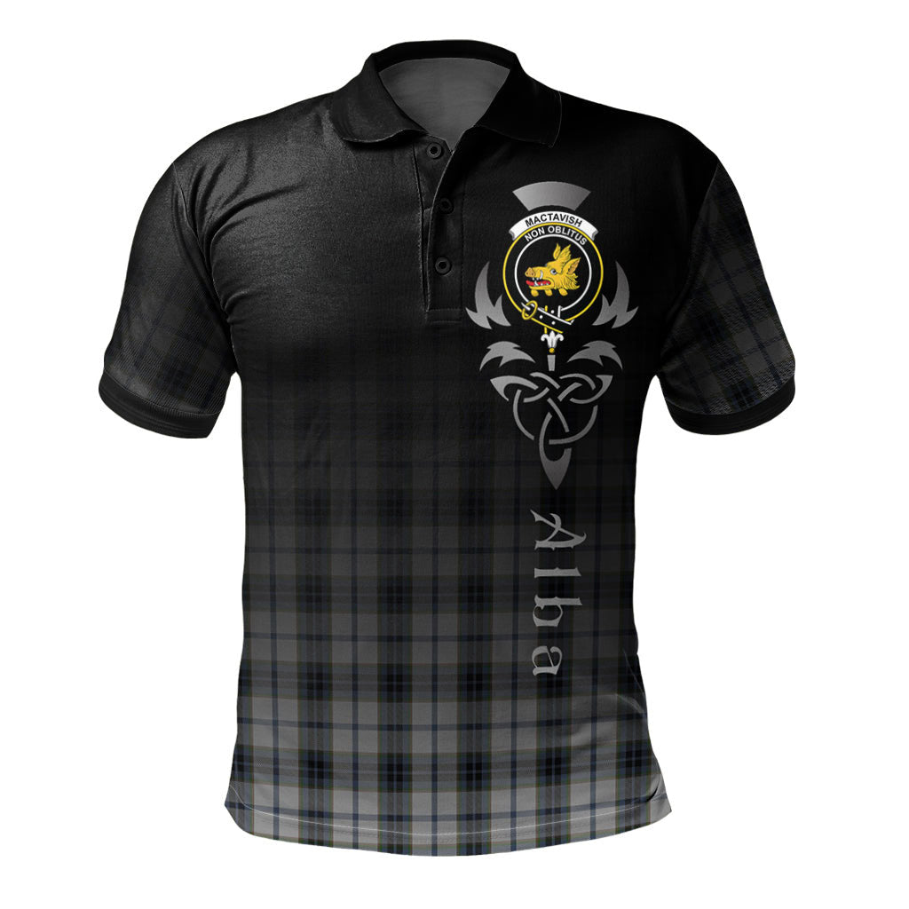 MacTavish of Dunardry Dress Tartan Polo Shirt - Alba Celtic Style