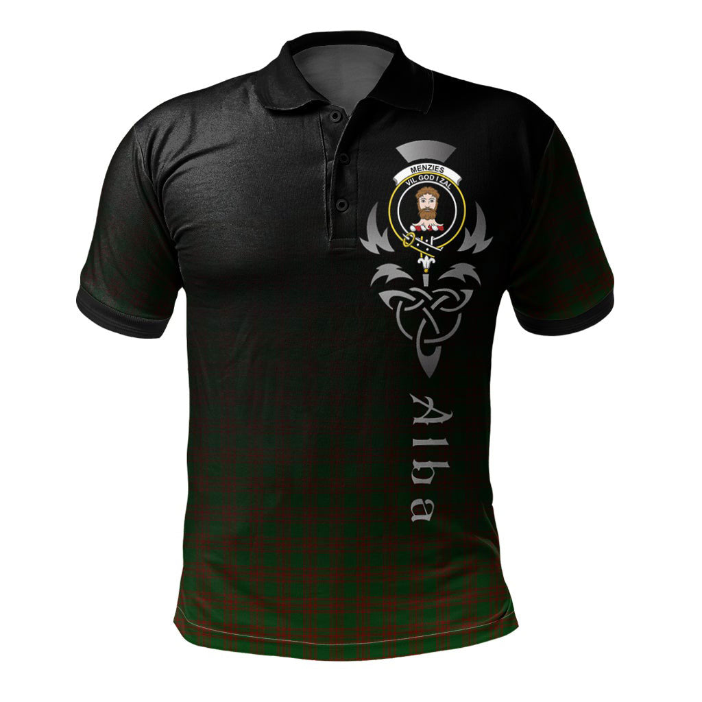 Menzies Tartan Polo Shirt - Alba Celtic Style