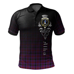 Montgomery Modern Tartan Polo Shirt - Alba Celtic Style
