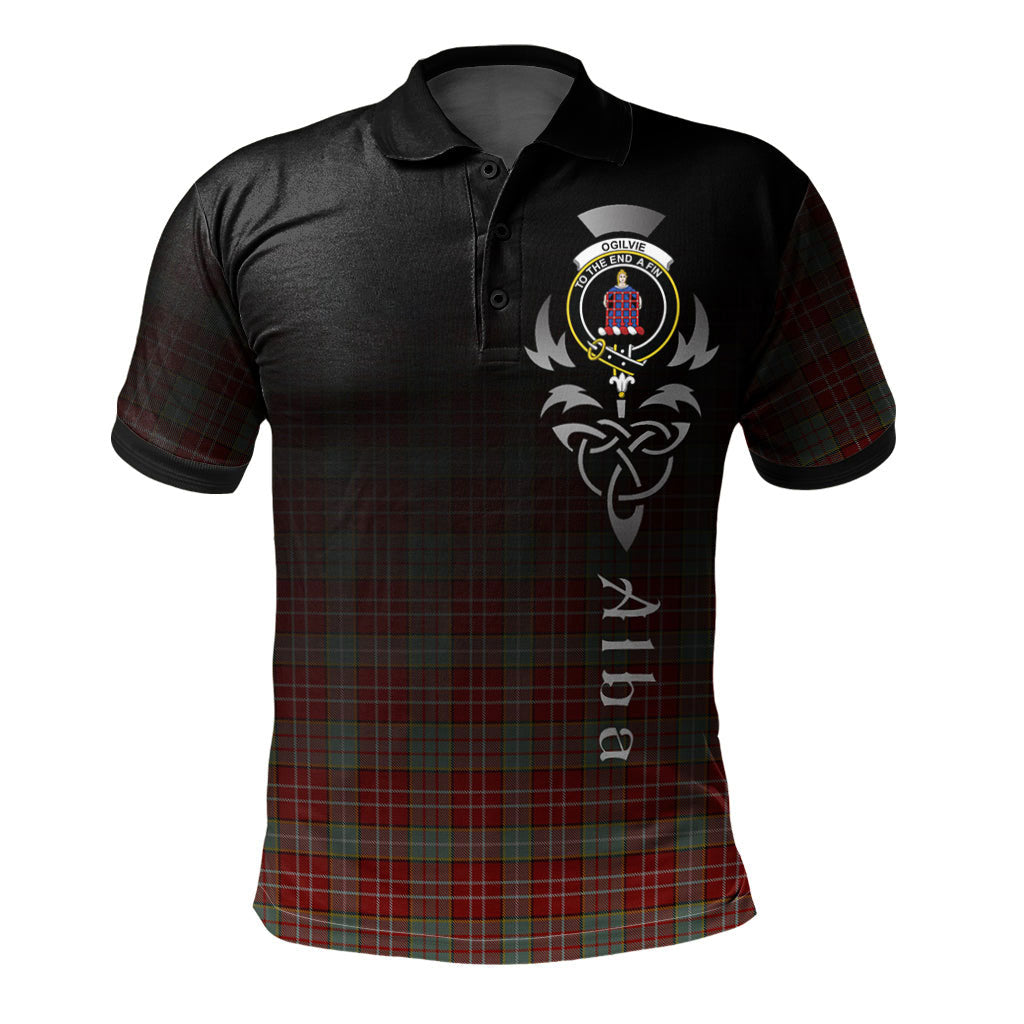 Ogilvie (Ogilvy) 07 Tartan Polo Shirt - Alba Celtic Style