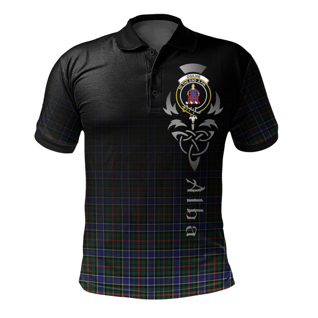 Ogilvie (Ogilvy) Hunting Modern Tartan Polo Shirt - Alba Celtic Style