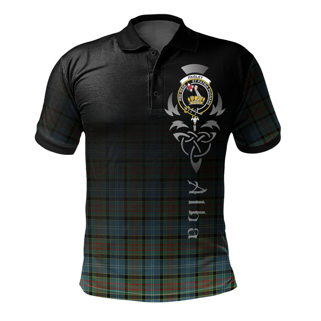 Paisley Tartan Polo Shirt - Alba Celtic Style