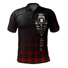 Ramsay Red Tartan Polo Shirt - Alba Celtic Style