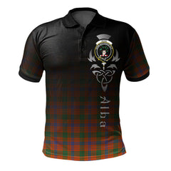 Ross Ancient Tartan Polo Shirt - Alba Celtic Style