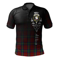 Ruthven V Tartan Polo Shirt - Alba Celtic Style