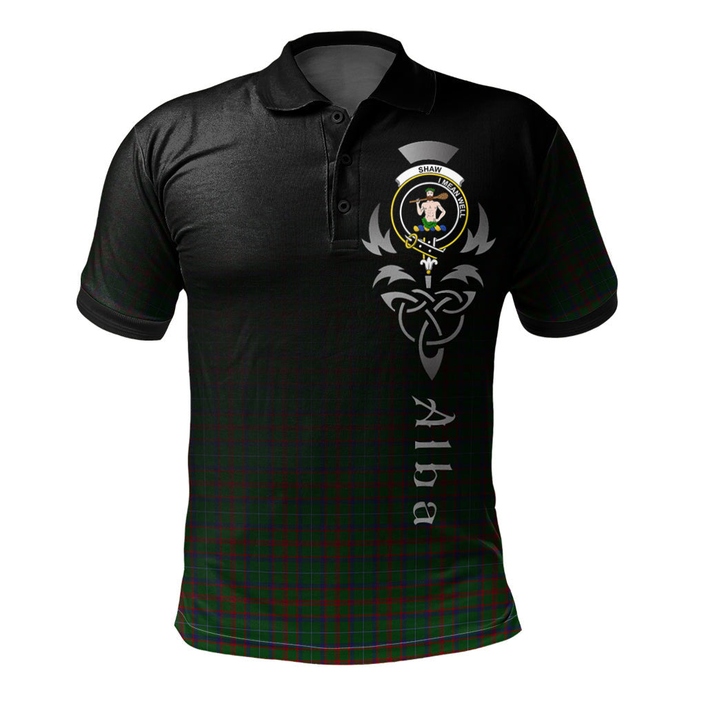 Shaw of Tordarroch Green Hunting Tartan Polo Shirt - Alba Celtic Style