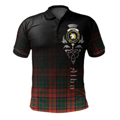 Stewart of Appin Ancient Tartan Polo Shirt - Alba Celtic Style