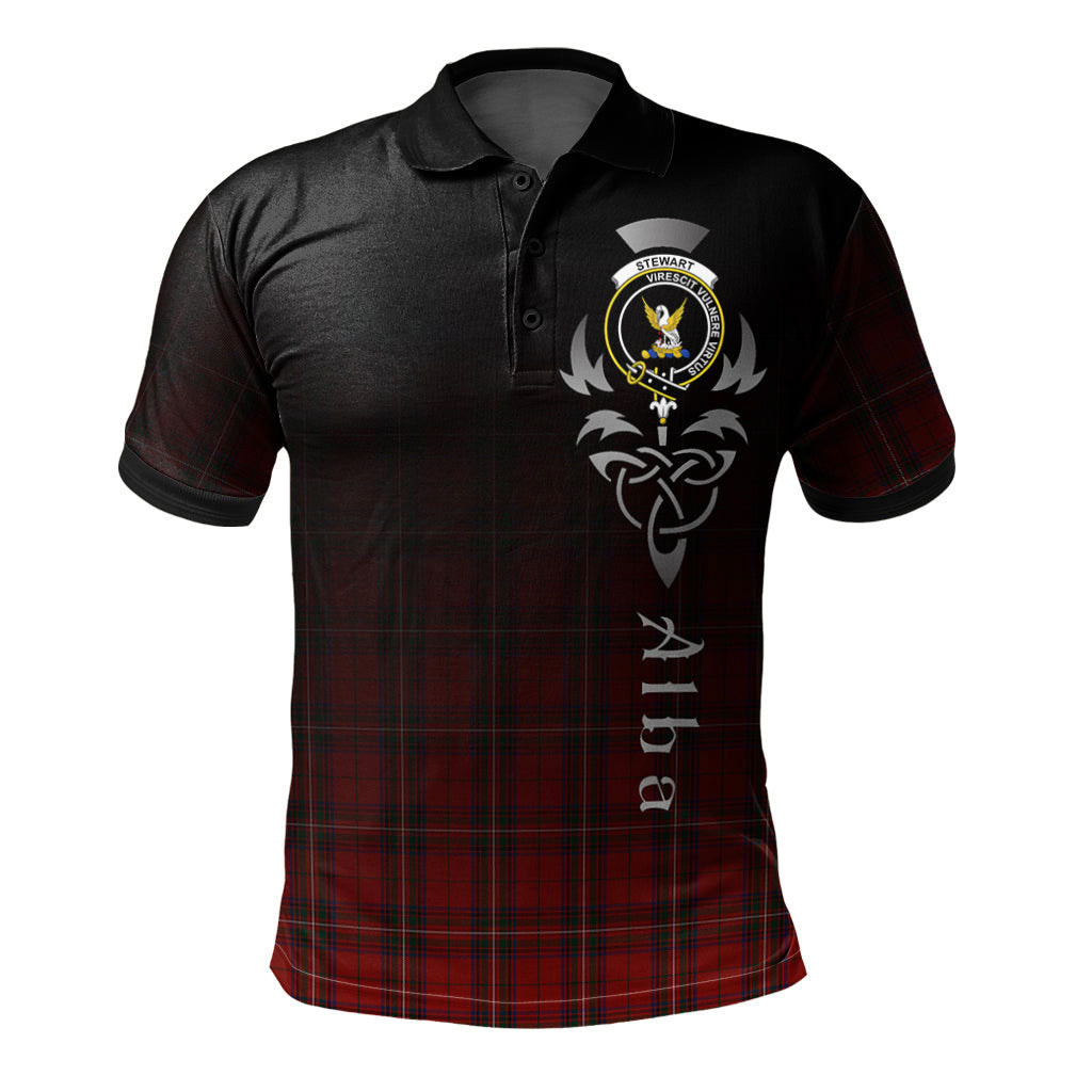 Stewart of Rothesay 01 Tartan Polo Shirt - Alba Celtic Style