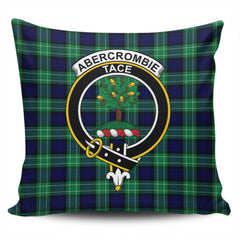 Scottish Abercrombie Tartan Crest Pillow Cover - Abercrombie Tartan Cushion Cover 1