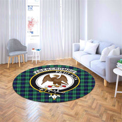 Abercrombie Tartan Crest Round Rug