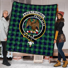 Abercrombie Family Tartan Crest Quilt