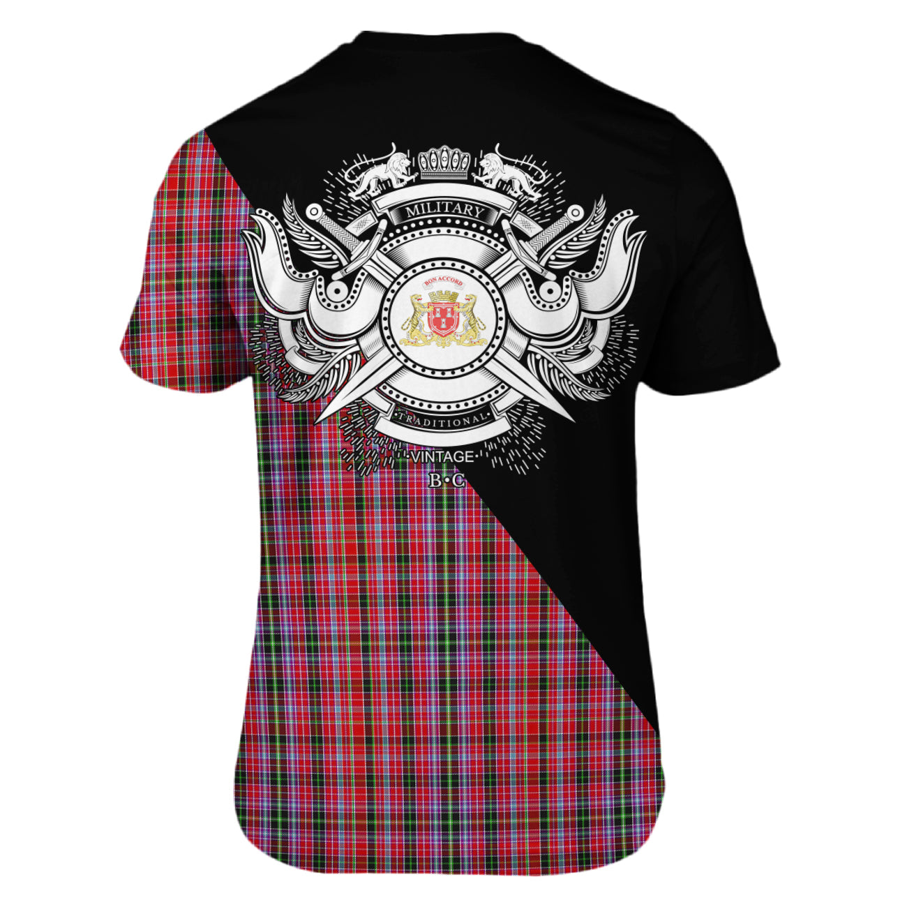 Aberdeen Tartan - Military T-Shirt