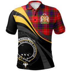 Abernethy Tartan Polo Shirt - Royal Coat Of Arms Style