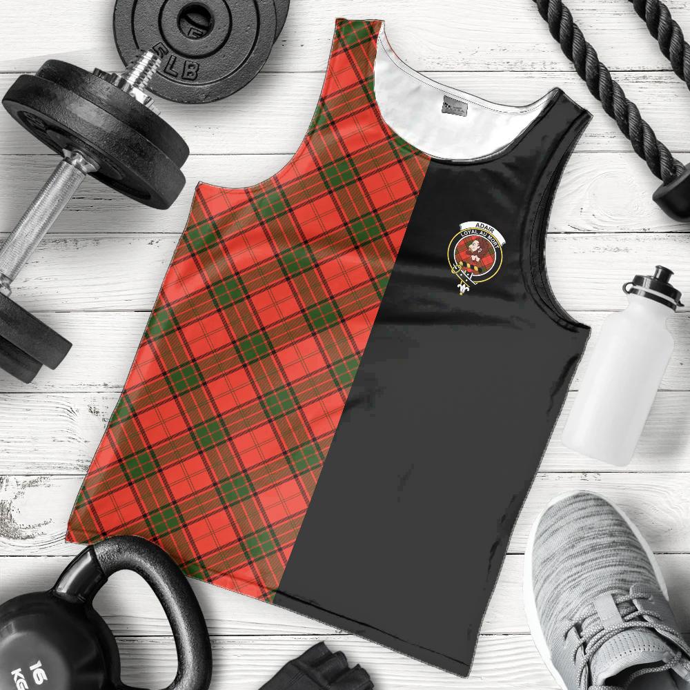 Adair Tartan Crest Men's Tank Top - Cross Style