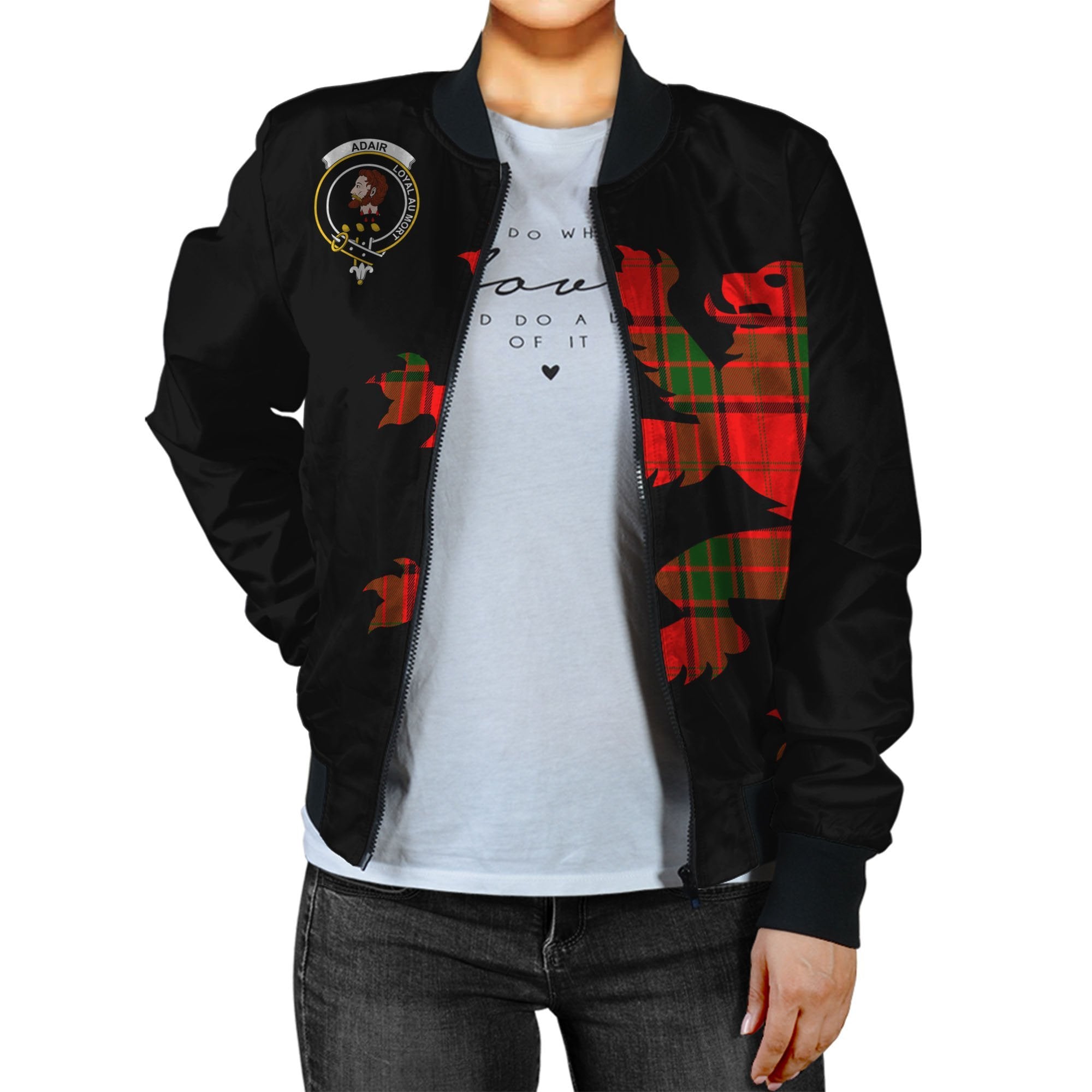 Adair Tartan Bomber Jacket Lion & Thistle