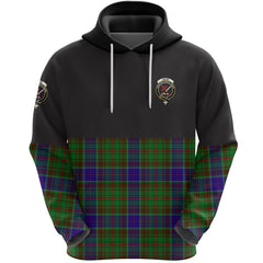 Adam Clan Half Of Tartan Hoodie