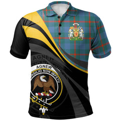 Agnew Ancient Tartan Polo Shirt - Royal Coat Of Arms Style