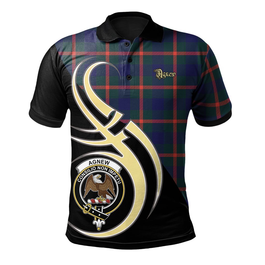 Agnew Modern Tartan Polo Shirt - Believe In Me Style