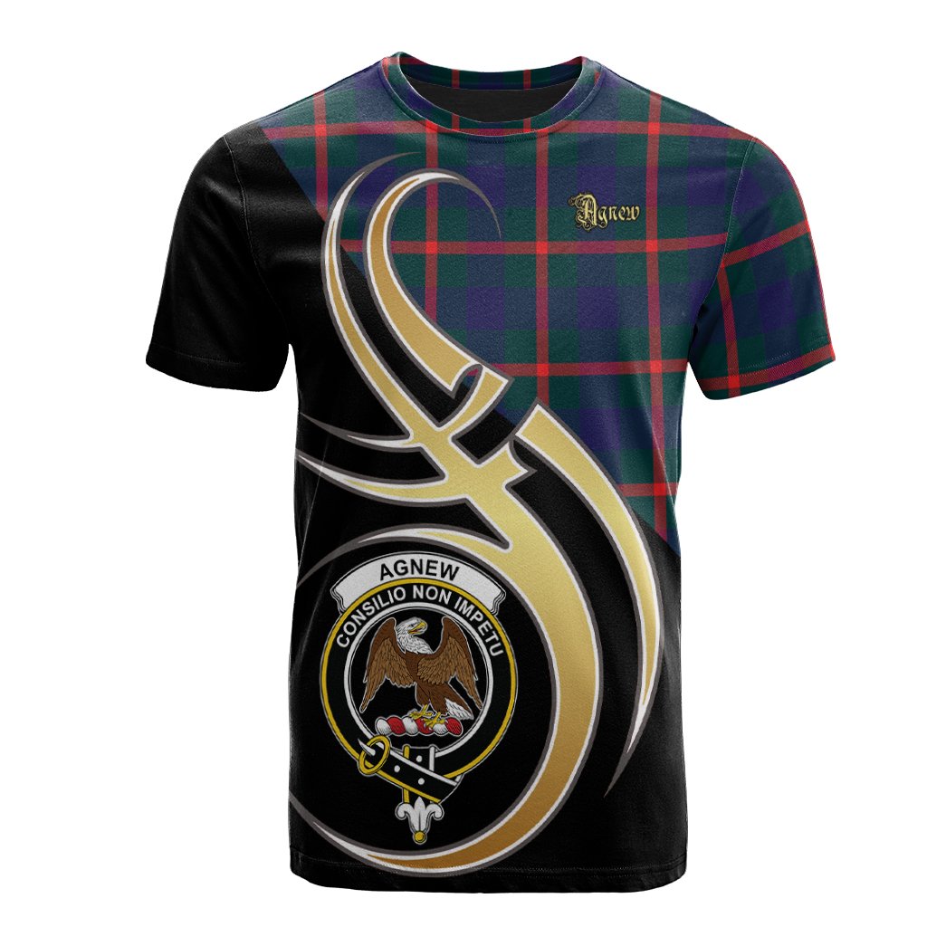 Agnew Modern Tartan T-shirt - Believe In Me Style