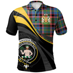 Aikenhead Tartan Polo Shirt - Royal Coat Of Arms Style