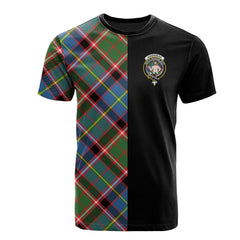 Aikenhead Tartan T-Shirt Half of Me - Cross Style