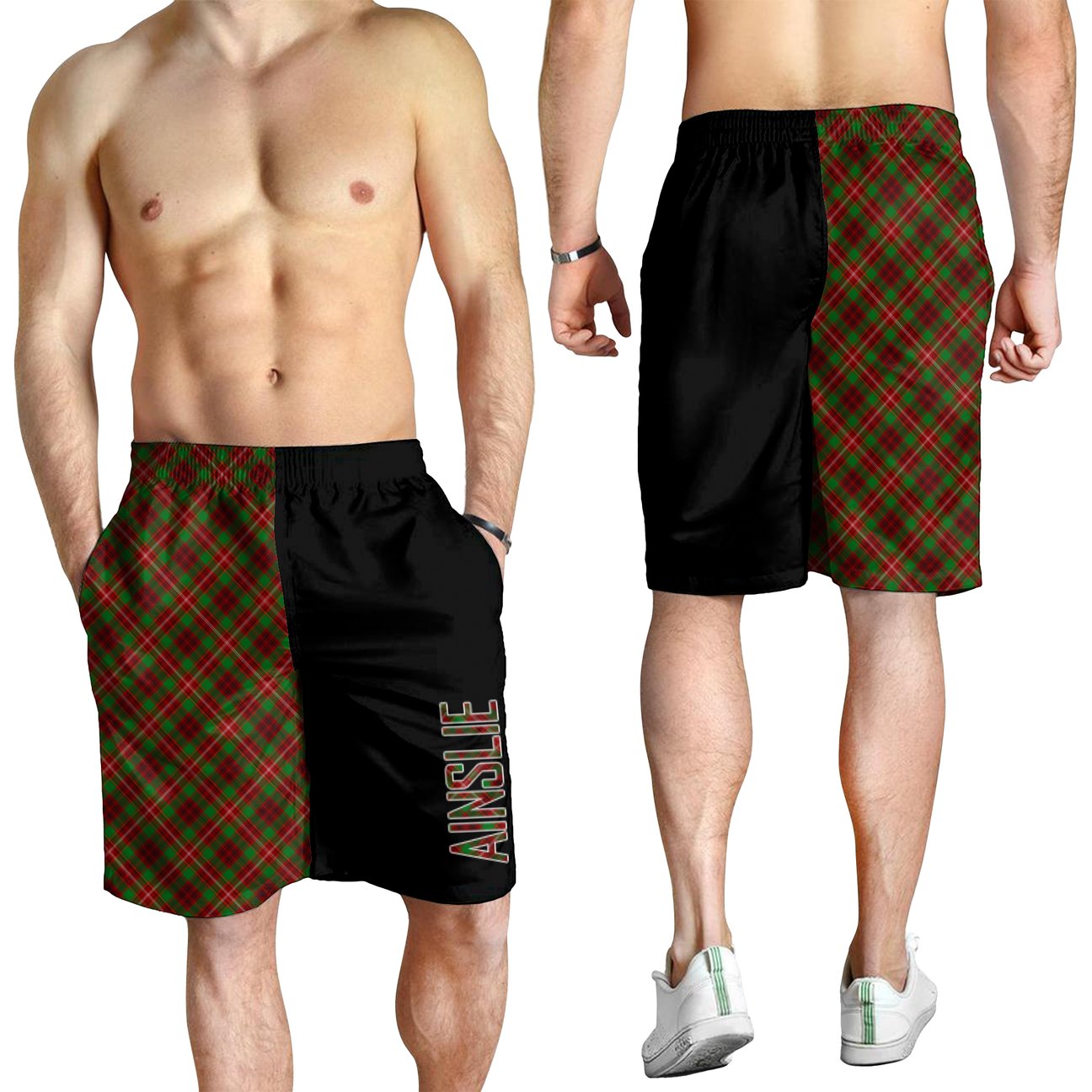 Ainslie Tartan Crest Men's Short  - Cross Style