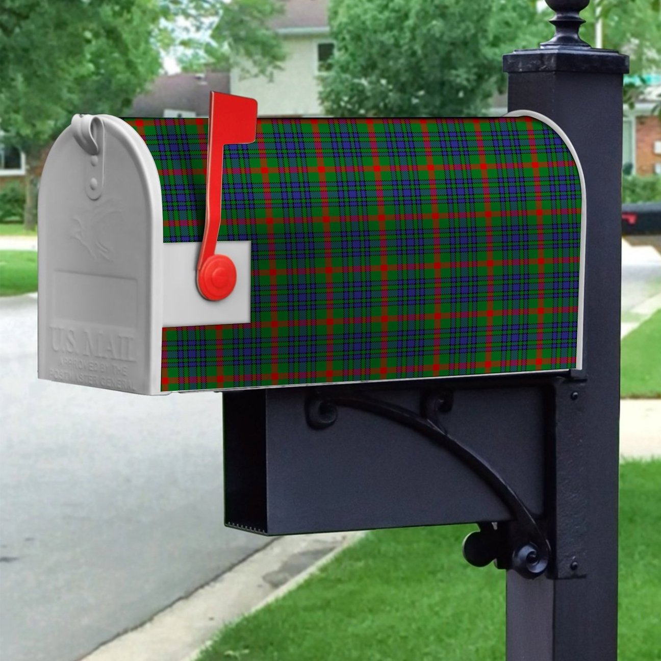 Aiton Tartan Crest Mailbox