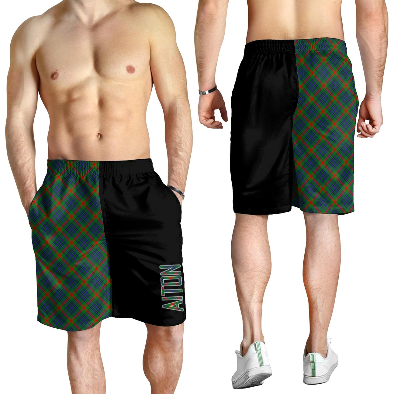 Aiton Tartan Crest Men's Short - Cross Style