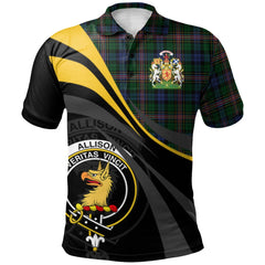 Allison (MacBean and Bishop) Tartan Polo Shirt - Royal Coat Of Arms Style