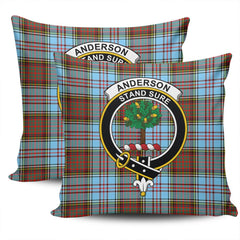 Scottish Anderson Ancient Tartan Crest Pillow Cover - Tartan Cushion Cover 2